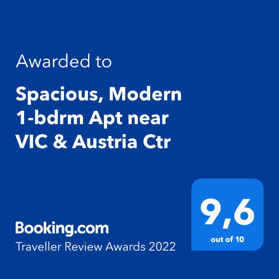 Appartamento Spacious, Modern 1-Bdrm Apt Near Vic & Austria Ctr Vienna Esterno foto